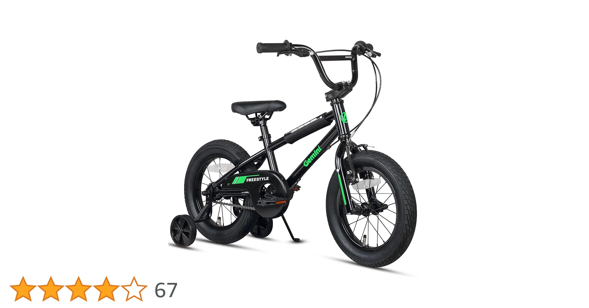 Amazon.co.jp: 【AVASTA】Gemini 14インチ子供用BMX自転車 かっこいい